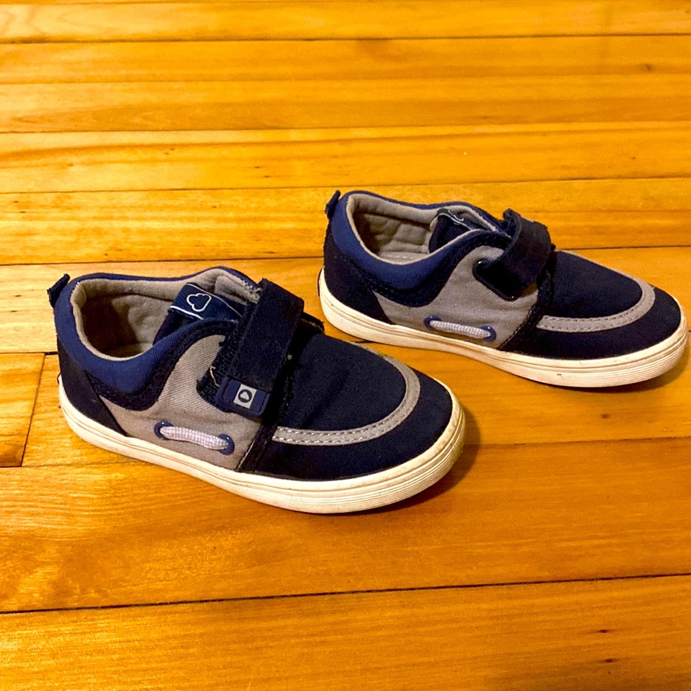Mayoral navy little kid boat shoe